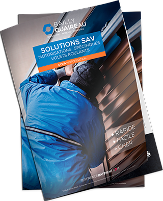 Couverture de SOLUTIONS SAV MOTORISATIONS SPÉCIFIQUES VOLETS ROULANTS